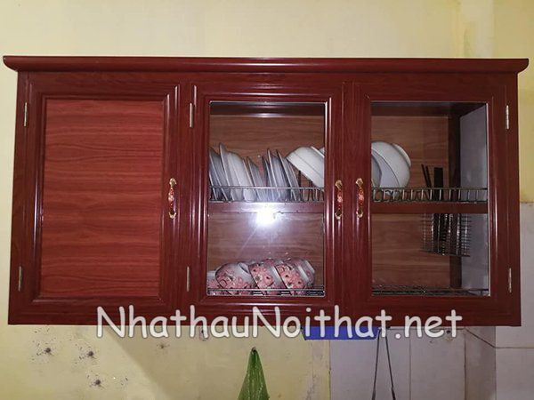Tủ Chạn Bát Nhôm Kính Đẹp – Xem Báo Giá & 30 Mẫu Hot Nhất Năm Nay tu chan bat nhom kinh 13