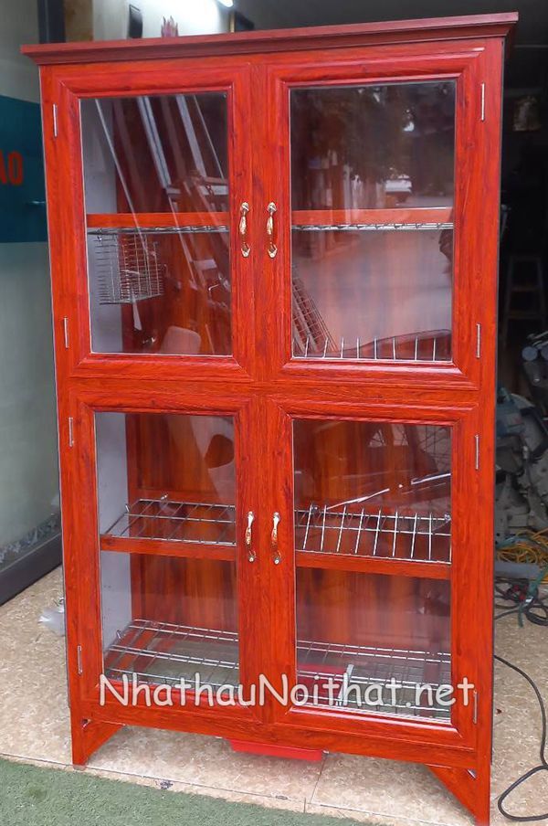 Tủ Chạn Bát Nhôm Kính Đẹp – Xem Báo Giá & 30 Mẫu Hot Nhất Năm Nay tu chan bat nhom kinh 19