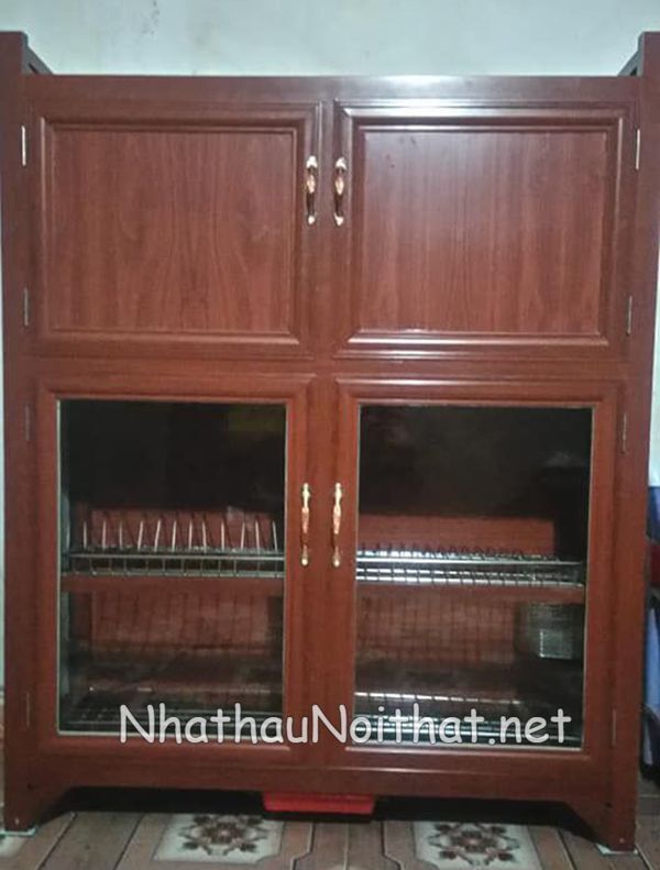 Tủ Chạn Bát Nhôm Kính Đẹp – Xem Báo Giá & 30 Mẫu Hot Nhất Năm Nay tu chan bat nhom kinh 20
