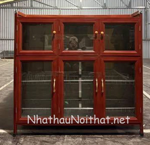 Tủ Chạn Bát Nhôm Kính Đẹp – Xem Báo Giá & 30 Mẫu Hot Nhất Năm Nay tu chan bat nhom kinh 23