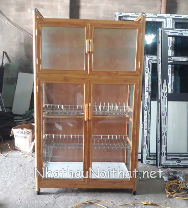 Tủ Chạn Bát Nhôm Kính Đẹp – Xem Báo Giá & 30 Mẫu Hot Nhất Năm Nay tu chan bat nhom kinh 30
