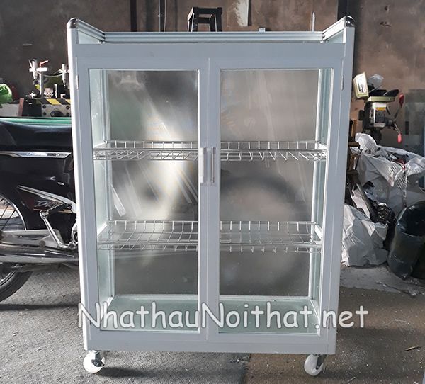 Tủ Chạn Bát Nhôm Kính Đẹp – Xem Báo Giá & 30 Mẫu Hot Nhất Năm Nay tu chan bat nhom kinh 31