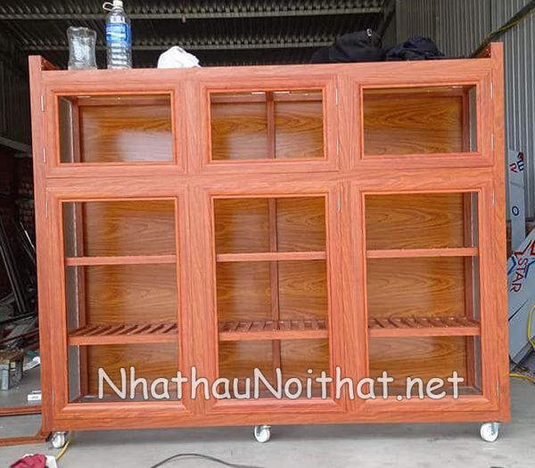 Tủ Chạn Bát Nhôm Kính Đẹp – Xem Báo Giá & 30 Mẫu Hot Nhất Năm Nay tu chan bat nhom kinh 34