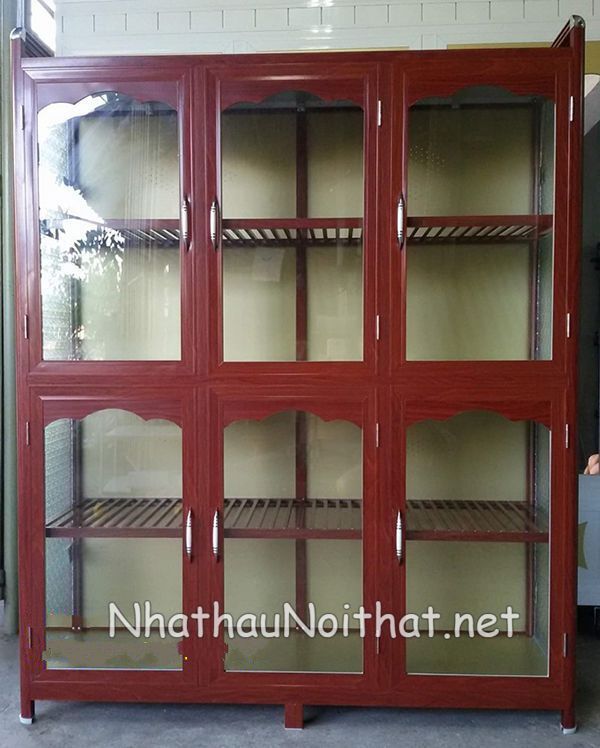 Tủ Chạn Bát Nhôm Kính Đẹp – Xem Báo Giá & 30 Mẫu Hot Nhất Năm Nay tu chan bat nhom kinh 4