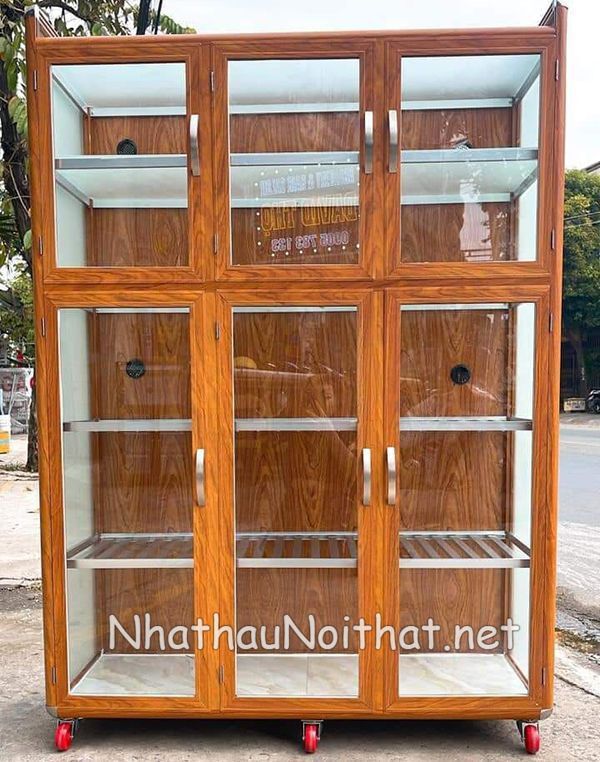 Tủ Chạn Bát Nhôm Kính Đẹp – Xem Báo Giá & 30 Mẫu Hot Nhất Năm Nay tu chan bat nhom kinh 47