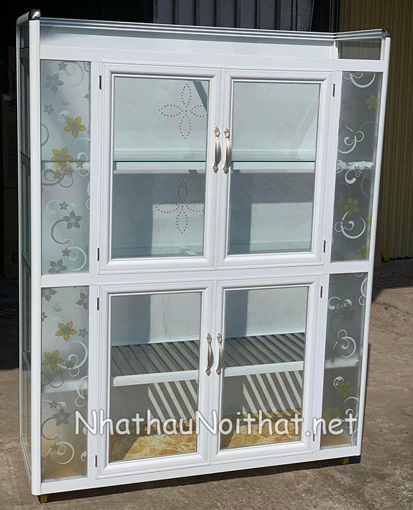 Tủ Chạn Bát Nhôm Kính Đẹp – Xem Báo Giá & 30 Mẫu Hot Nhất Năm Nay tu chan bat nhom kinh 6