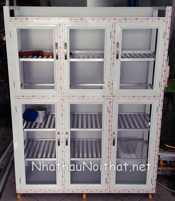 Tủ Chạn Bát Nhôm Kính Đẹp – Xem Báo Giá & 30 Mẫu Hot Nhất Năm Nay tu chan bat nhom kinh 9